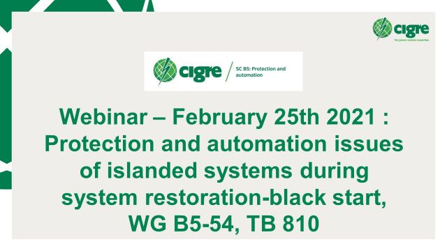 Webinar SC B5 - February 2021