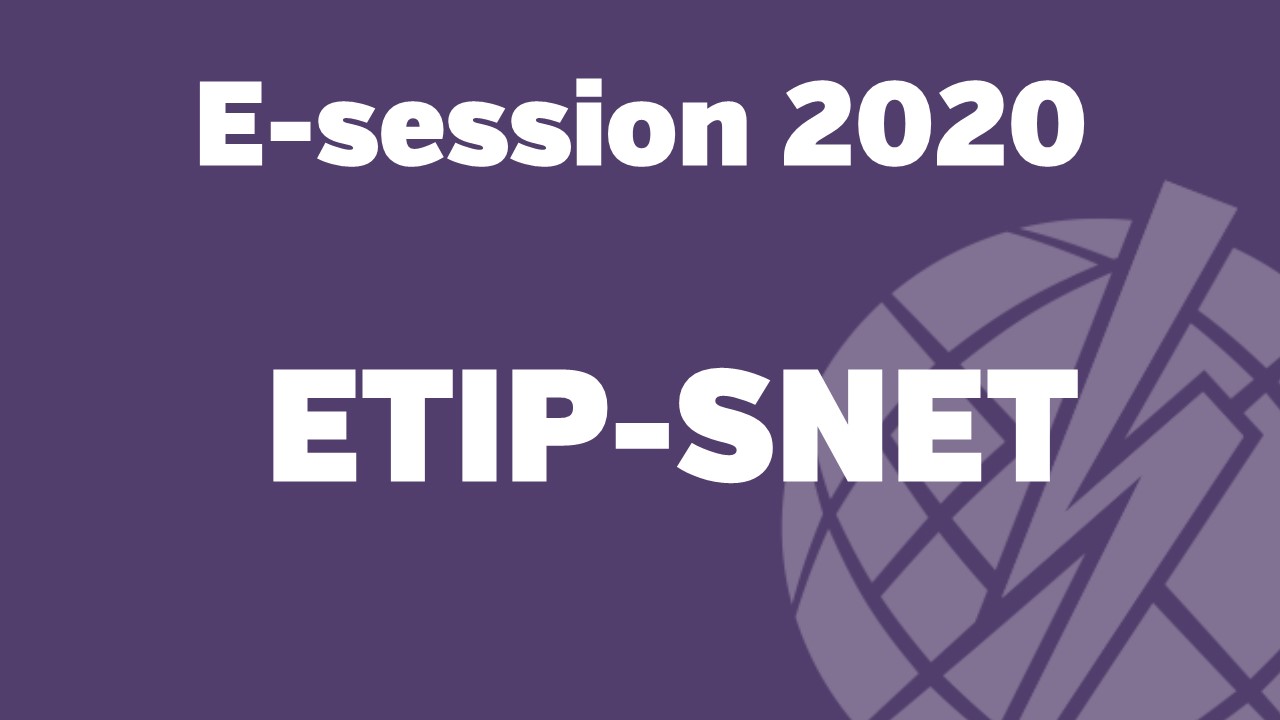 e-session_20200828_The European Green Deal in the frame of the global energy transition by ETIP-SNET and CIGRE