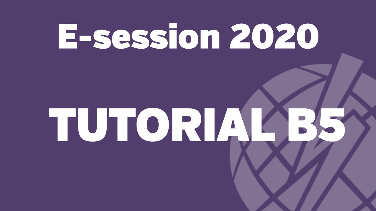 e-session_20200828_SC B5 tutorial_ Distribution protection and metering in substations