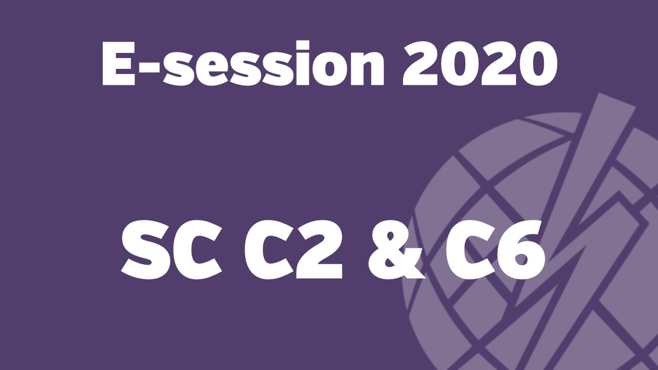 e-session_20200828_Paper session 1 on System operation challenges with increasing use of distributed energy resources (SC C2 & C6)